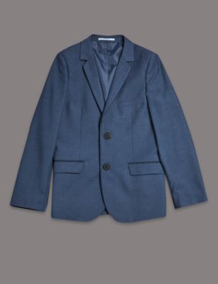 Notch Lapel 2 Button Jacket &#40;5-14 Years&#41;